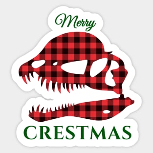 Merry Crestmas Sticker